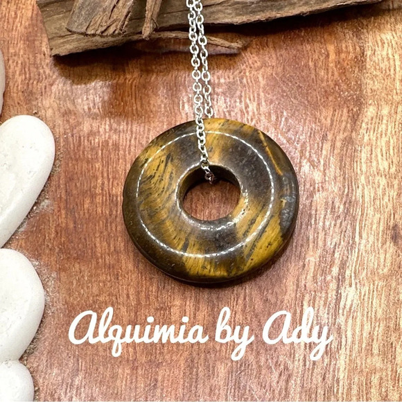 Alquimia by Ady Tiger Eye Pendant Necklace - Picture 1 of 5